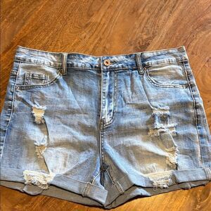 New Jeans Denim Distressed Women Shorts